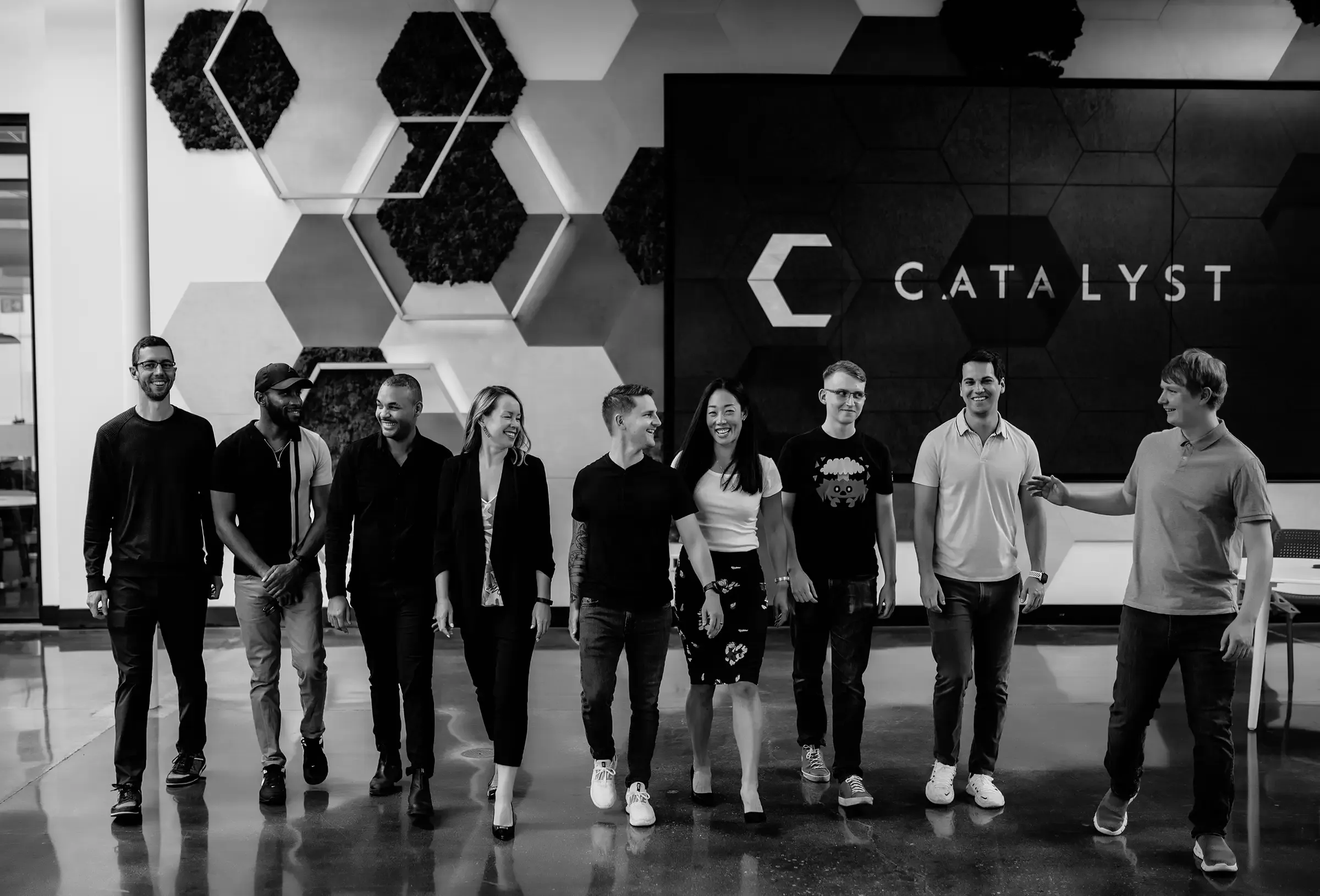 A photo of the Catalyst Ventures team members